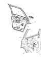 Jeep Commander Door Handle Diagram - 1HP711BMAA