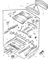 Chrysler Pacifica Front Cross-Member Diagram - 5054618AA