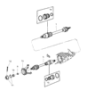 Chrysler Concorde CV Boot Diagram - 4863722