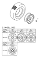 2002 Dodge Stratus Spare Wheel Diagram - MR619294