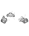 Dodge Ram 3500 Engine Mount Diagram - 52121507AB