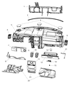 2007 Chrysler 300 Glove Box Diagram - XW23BD1AC