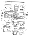 Dodge Caravan A/C Switch Diagram - 5005009AD