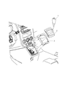 Dodge Caliber Shift Knob Diagram - 5273342AA