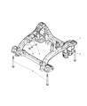 Jeep Grand Cherokee Front Cross-Member Diagram - 52089493AF