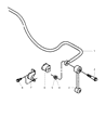 Jeep Wrangler Sway Bar Bushing Diagram - 52088125