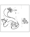Chrysler PT Cruiser Fog Light Diagram - 82205451
