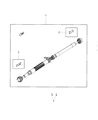 2016 Dodge Challenger Drive Shaft Diagram - 53010678AG
