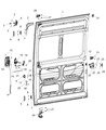 Ram Door Latch Assembly Diagram - 68226178AB