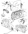 Chrysler PT Cruiser Window Regulator Diagram - 5067685AE