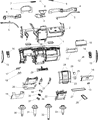 Ram 5500 Glove Box Diagram - 1NM00BD3AA