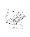 Jeep Crankcase Breather Hose Diagram - 5047878AA