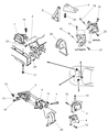 1997 Chrysler Sebring Engine Mount Diagram - 4593410AB