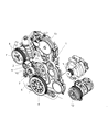 Jeep Belt Tensioner Diagram - 68045505AA