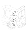 Dodge Sprinter 3500 Door Hinge Diagram - 68006457AA