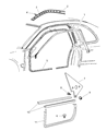 1999 Dodge Neon Door Seal Diagram - 4658036