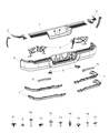 Ram Fog Light Diagram - 68371856AB