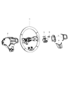 2013 Dodge Charger Steering Wheel Diagram - 1XW211X9AA