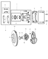 Dodge Challenger Brake Caliper Piston Diagram - 5137609AB