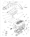1999 Dodge Caravan EGR Tube Gaskets Diagram - MD328014
