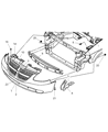 2004 Dodge Caravan Bumper Diagram - SN952W1AE