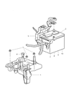 2004 Jeep Liberty Battery Tray Diagram - 55360639AA
