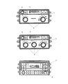 Dodge Durango A/C Switch Diagram - 55056169AB