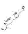 Dodge Journey Tail Pipe Diagram - 5273494AC