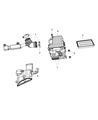 Dodge Journey Air Intake Coupling Diagram - 4891911AB