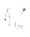 2013 Ram C/V Seat Belt Diagram - ZV911D1AA