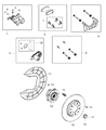 Jeep Brake Caliper Bracket Diagram - 68225310AA