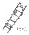 2007 Chrysler Aspen Exhaust Hanger Diagram - 5137546AA