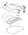 Dodge Durango Hood Diagram - 55369453AC