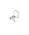 2002 Jeep Wrangler Car Mirror Diagram - 55155045