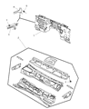 Jeep Dash Panels Diagram - 55177300AK