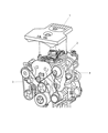 2006 Jeep Liberty Engine Cover Diagram - 53013813AB