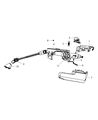 Dodge Journey Steering Column Diagram - 5057548AC