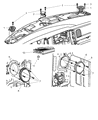 2008 Dodge Ram 3500 Car Speakers Diagram - 56043328AA