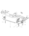Dodge Durango Sway Bar Bracket Diagram - 52038825