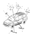 Chrysler Aspen Dome Light Diagram - 55361405AA