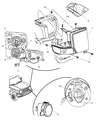 Jeep Commander Headlight Diagram - 55396537AE