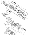 Dodge Dakota Wheel Hub Diagram - 52069361AC