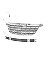 Chrysler Sebring Grille Diagram - 1CM541S9AC