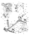 Chrysler PT Cruiser Coil Spring Insulator Diagram - 4656446AC