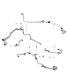 Jeep Compass Power Steering Hose Diagram - 5105975AF