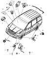 Jeep Grand Cherokee TPMS Sensor Diagram - 68241067AB