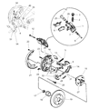 Chrysler Cirrus Wheel Hub Diagram - V2506263AA
