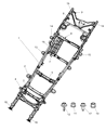 Chrysler Aspen Shock And Strut Mount Diagram - 52021689AC