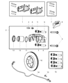 Jeep Commander Brake Caliper Diagram - R5143702AB