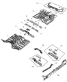 Ram 5500 Front Cross-Member Diagram - 68034686AB